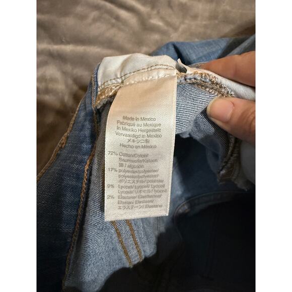 Madewell Cali Demi-Boot Jeans in Timpson Wash Size 27 Petite Y2K Mid Rise - Picture 9 of 11